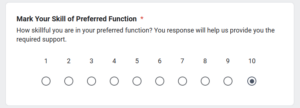 how to mark your skills on google form